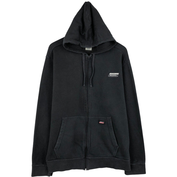 Dickies Sweat Full Zip Hoodie Men's XL cotton black type Vintage Second Hand
