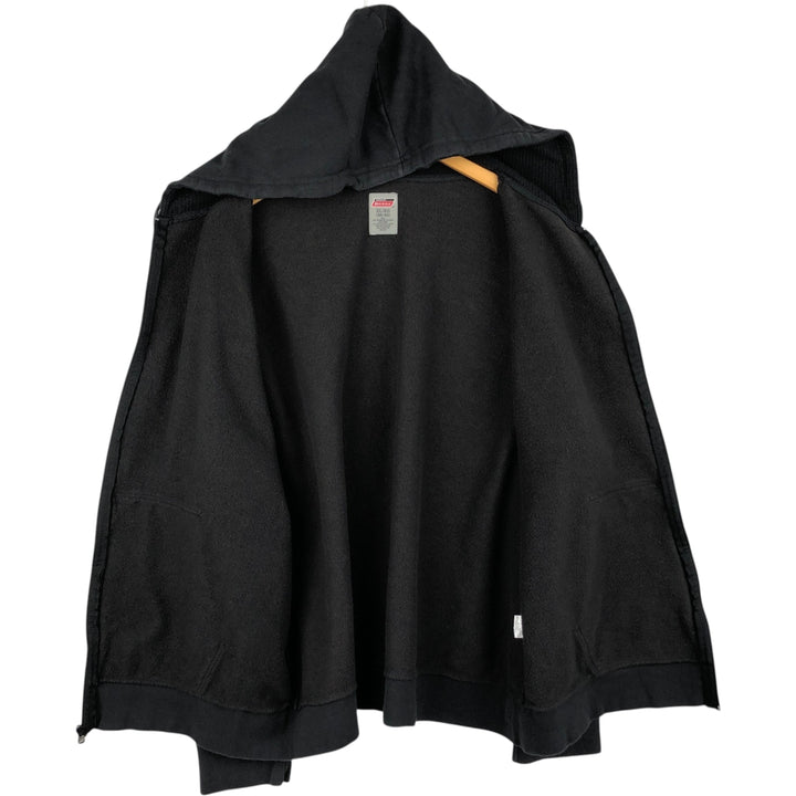 Dickies Sweat Full Zip Hoodie Men's XL cotton black type Vintage Second Hand