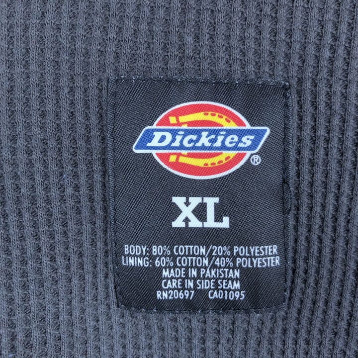 Dickies Sweat Full Zip Hoodie Men's XL cotton navy blue type Vintage Second Hand