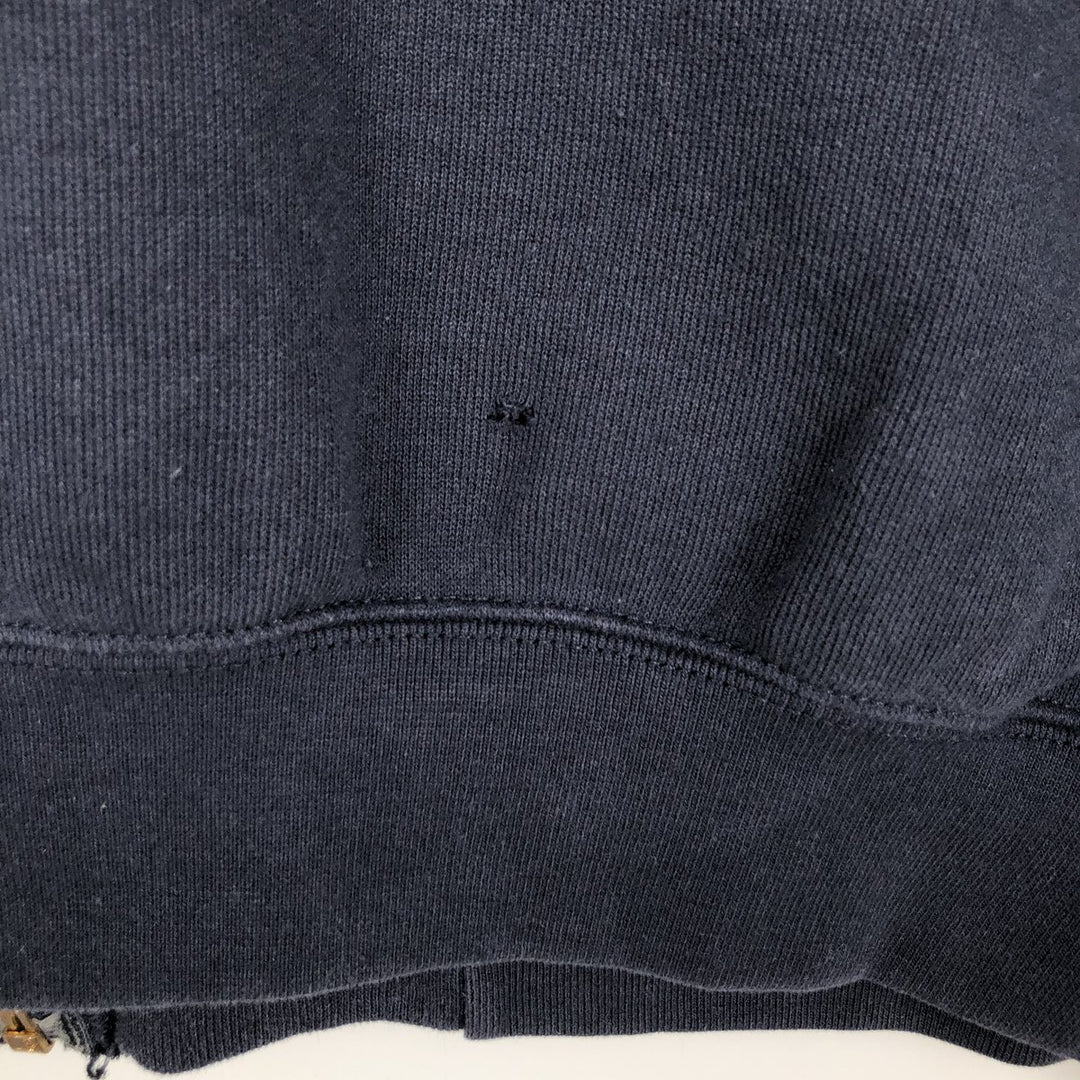 Carhartt Loose Fit Advertising Sweatshirt Full-Zip Hoodie, Men's Size L cotton navy blue type Vintage Second Hand