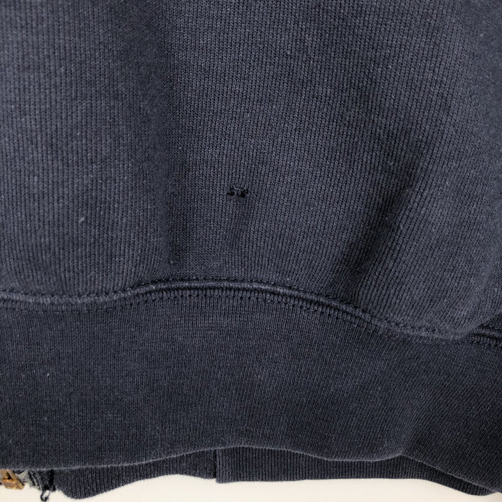 Carhartt Loose Fit Advertising Sweatshirt Full-Zip Hoodie, Men's Size L cotton navy blue type Vintage Second Hand