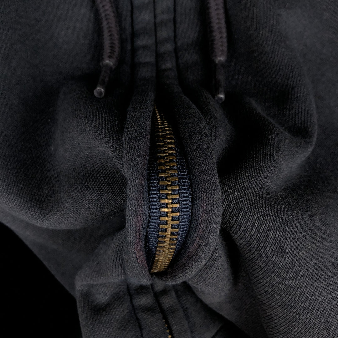 Carhartt Sweat Full Zip Hoodie Men's XXL cotton navy blue type Vintage Second Hand