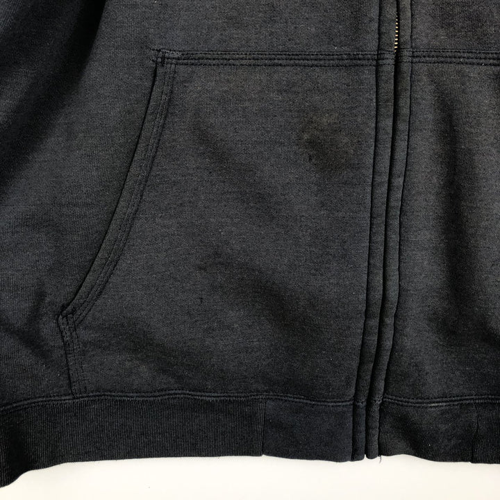 Carhartt Sweat Full Zip Hoodie Men's XXL cotton navy blue type Vintage Second Hand