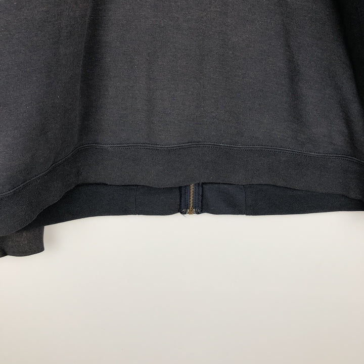 Carhartt Sweat Full Zip Hoodie Men's XXL cotton navy blue type Vintage Second Hand