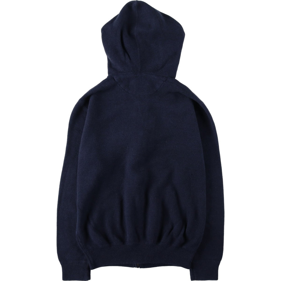 Ralph Lauren POLO RALPH LAUREN Sweat Full Zip Hoodie Men's S Pima Cotton navy blue type Vintage Second Hand