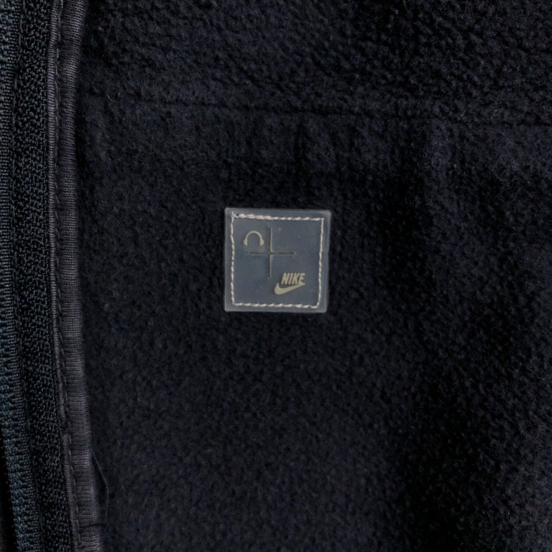 Nike Sweat Full Zip Hoodie Men's Size L cotton black type Vintage Second Hand
