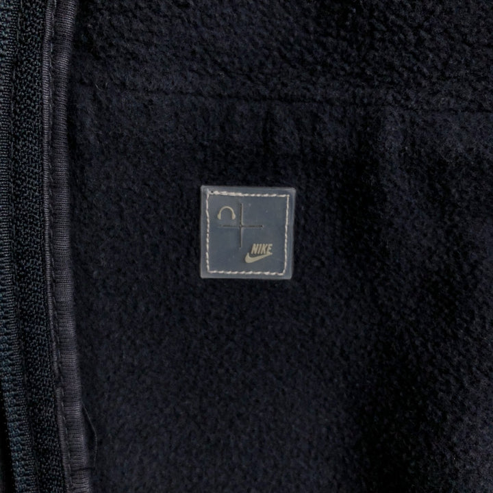 Nike Sweat Full Zip Hoodie Men's Size L cotton black type Vintage Second Hand