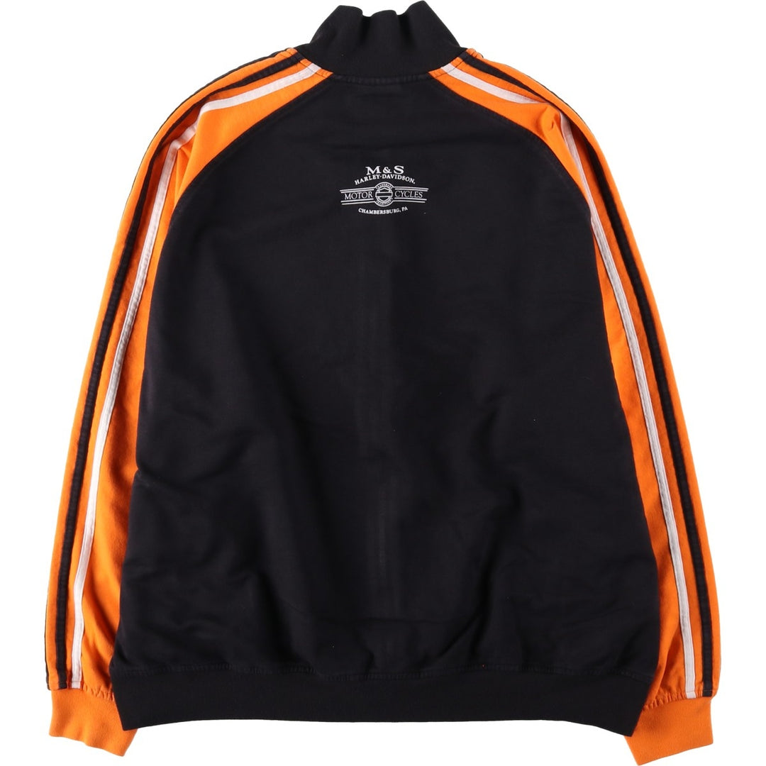 2000'S Harley-Davidson full-zip sweatshirt, men's size XL cotton black type Vintage Second Hand