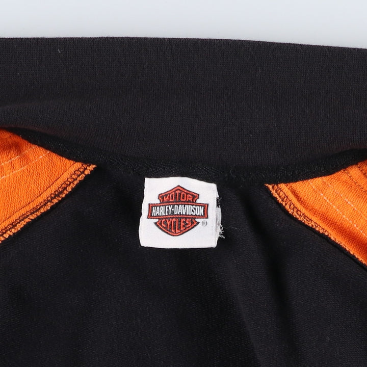 2000'S Harley-Davidson full-zip sweatshirt, men's size XL cotton black type Vintage Second Hand
