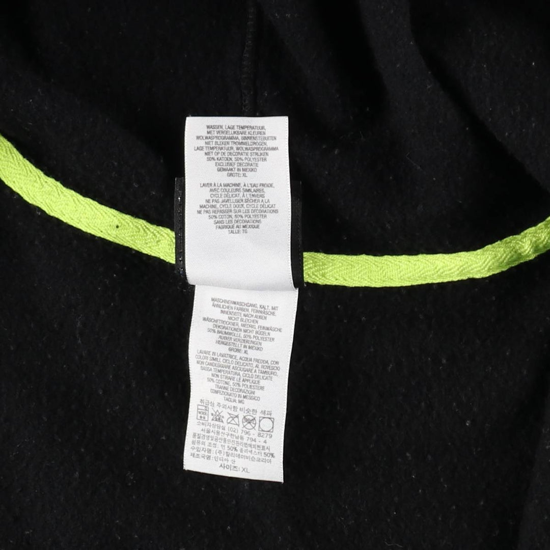 Harley-Davidson Men's Full-Zip Hoodie (XL) cotton black type Vintage Second Hand