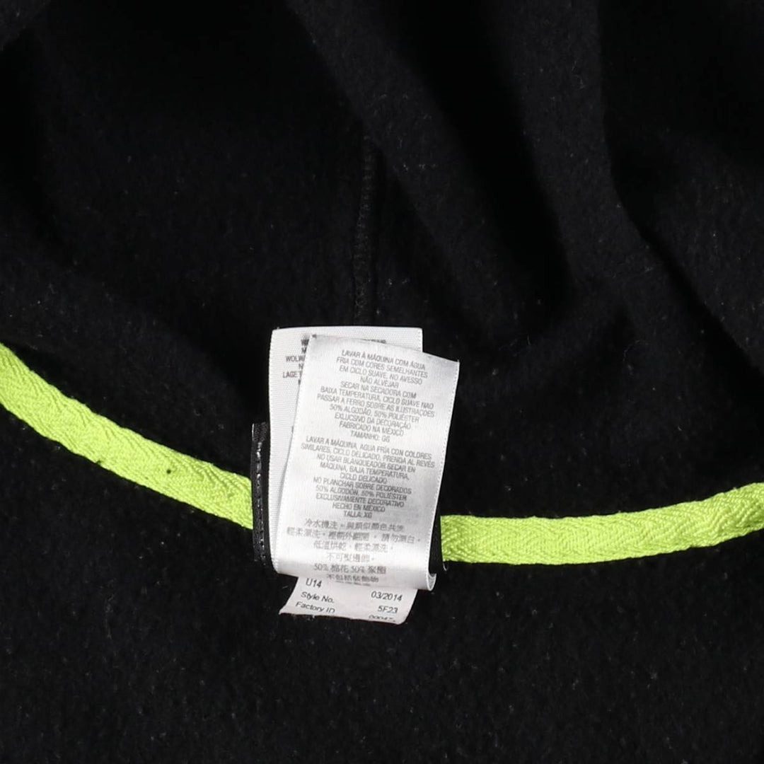 Harley-Davidson Men's Full-Zip Hoodie (XL) cotton black type Vintage Second Hand