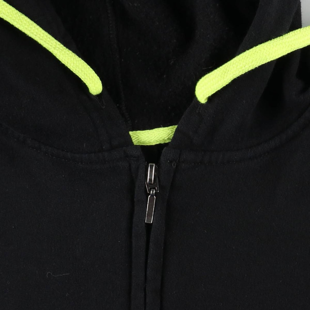 Harley-Davidson Men's Full-Zip Hoodie (XL) cotton black type Vintage Second Hand