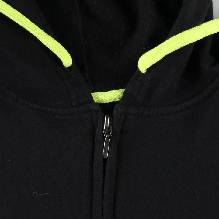 Harley-Davidson Men's Full-Zip Hoodie (XL) cotton black type Vintage Second Hand