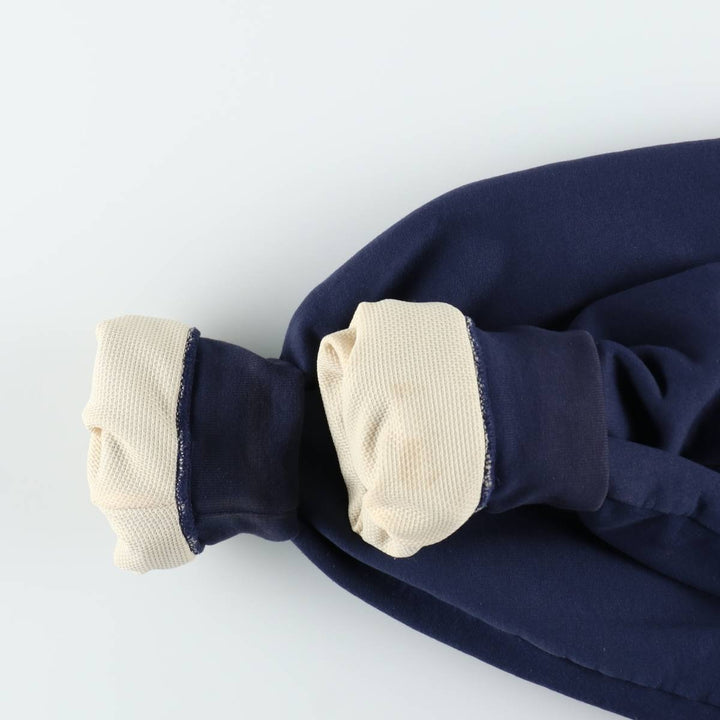 Carhartt Sweat Full Zip Hoodie Men's XXL cotton navy blue type Vintage Second Hand