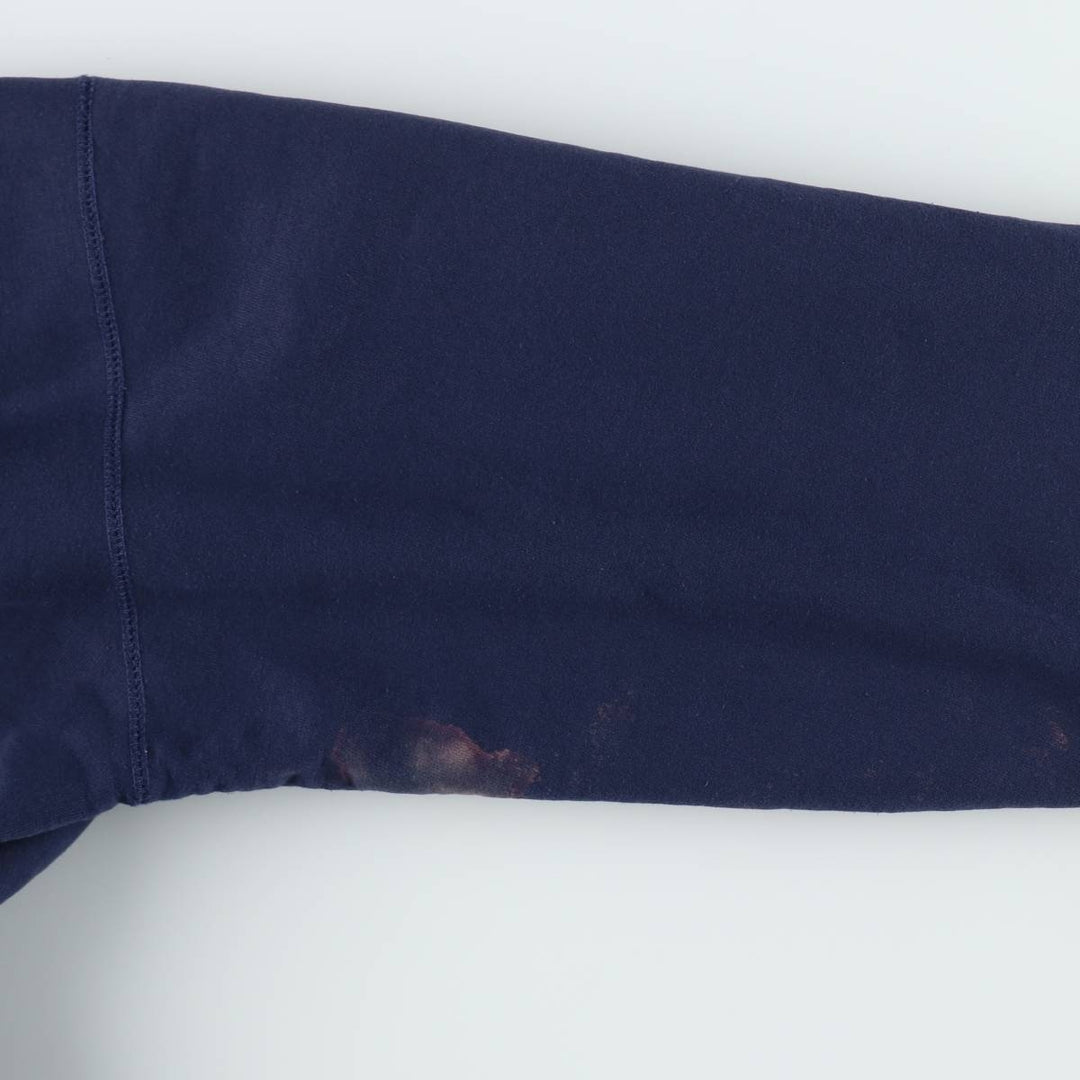Carhartt Sweat Full Zip Hoodie Men's XXL cotton navy blue type Vintage Second Hand