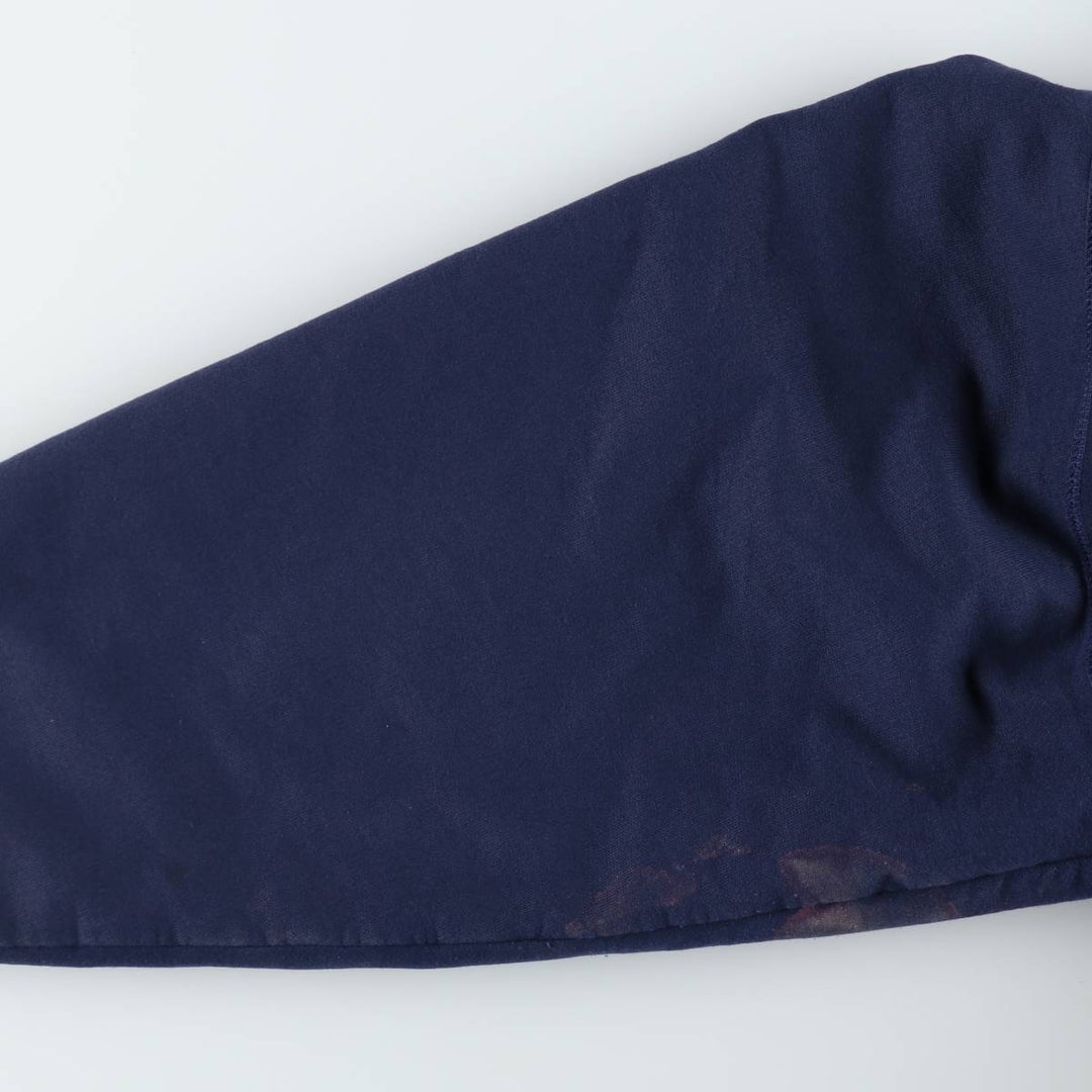Carhartt Sweat Full Zip Hoodie Men's XXL cotton navy blue type Vintage Second Hand