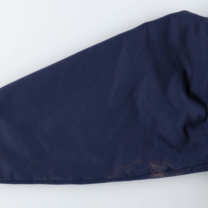 Carhartt Sweat Full Zip Hoodie Men's XXL cotton navy blue type Vintage Second Hand