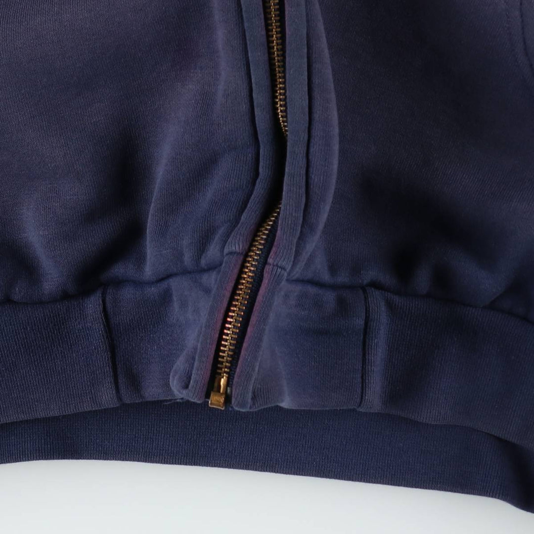 Carhartt Sweat Full Zip Hoodie Men's L size cotton navy blue type Vintage Second Hand