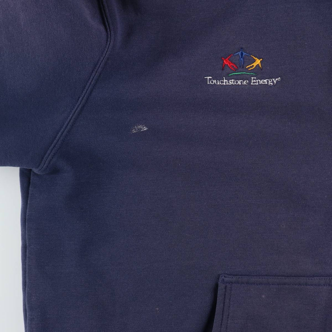 Carhartt Sweat Full Zip Hoodie Men's L size cotton navy blue type Vintage Second Hand