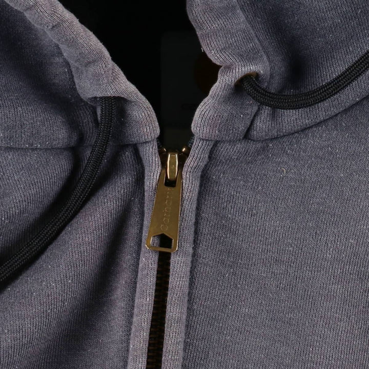 Carhartt Sweat Full Zip Hoodie Men's XL cotton gray type Vintage Second Hand