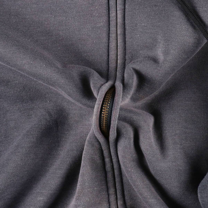 Carhartt Sweat Full Zip Hoodie Men's XL cotton gray type Vintage Second Hand