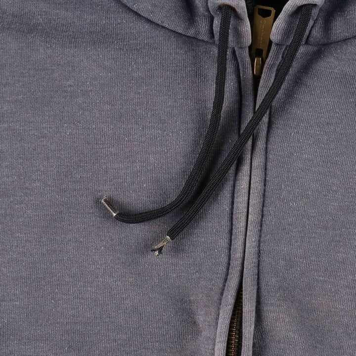 Carhartt Sweat Full Zip Hoodie Men's XL cotton gray type Vintage Second Hand