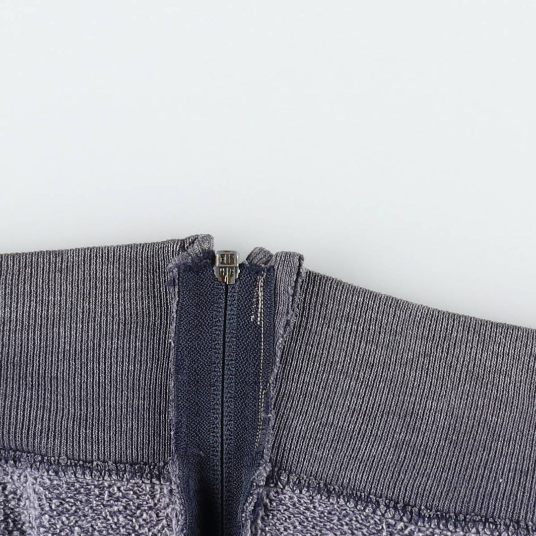 Vintage 90'S Russell Athletic full-zip sweatshirt, size L, men's polyester gray type Vintage Second Hand