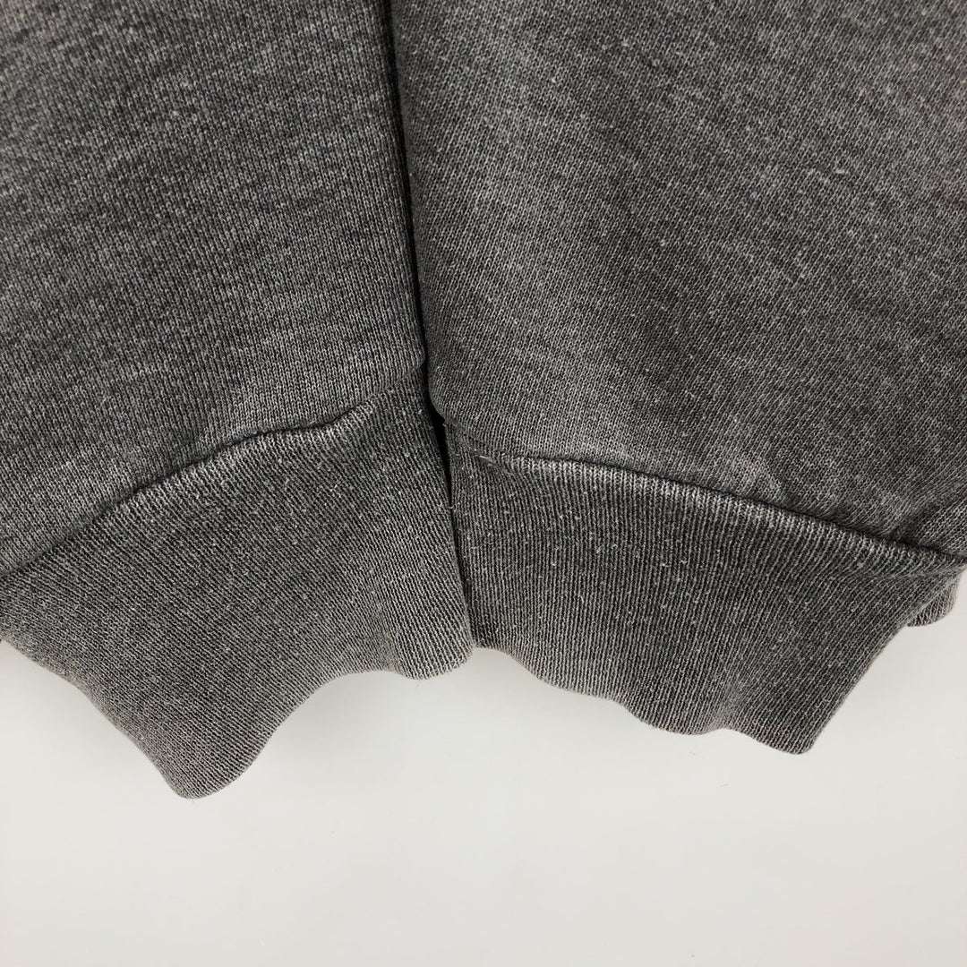 Russell Athletic Full-Zip Sweatshirt Hoodie, Men's Size XXL (approx.) cotton Charcoal Vintage Second Hand