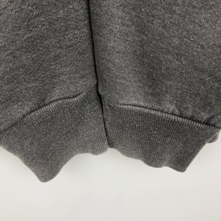 Russell Athletic Full-Zip Sweatshirt Hoodie, Men's Size XXL (approx.) cotton Charcoal Vintage Second Hand