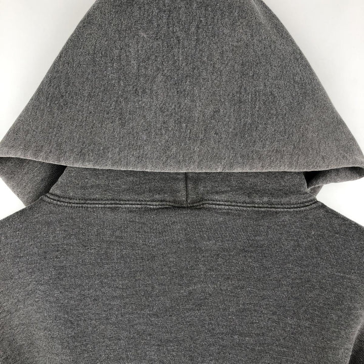 Russell Athletic Full-Zip Sweatshirt Hoodie, Men's Size XXL (approx.) cotton Charcoal Vintage Second Hand