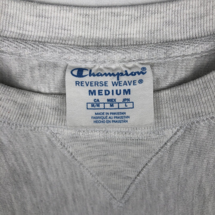 Champion REVERSE WEAVE Reverse Weave College Sweatshirt Trainer Men's M size cotton gray type Vintage Second Hand