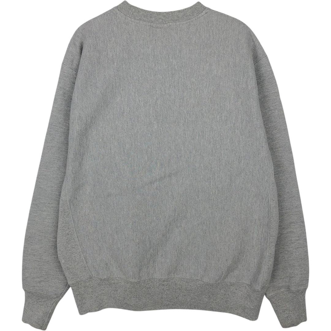 Champion REVERSE WEAVE Reverse Weave College Sweatshirt Trainer Men's L size cotton gray type Vintage Second Hand