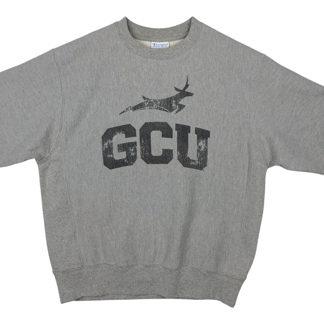 Champion REVERSE WEAVE Reverse Weave College Sweatshirt Trainer Men's L size cotton gray type Vintage Second Hand