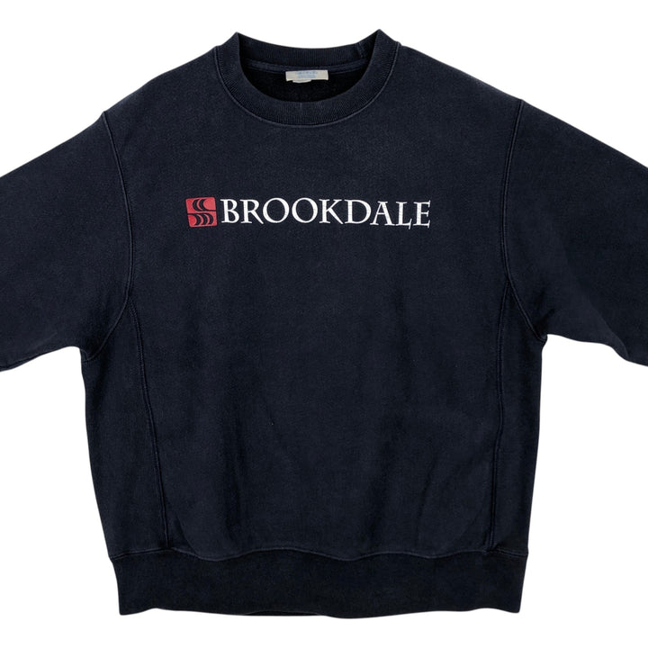 Champion REVERSE WEAVE Advertising Sweatshirt, Men's Size M unclear navy blue type Vintage Second Hand