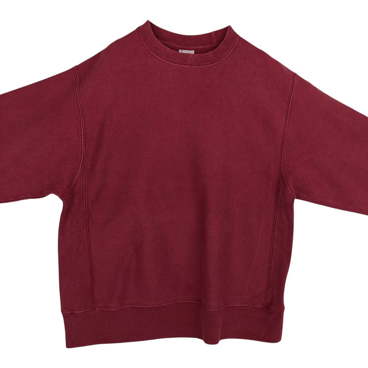 2000'S Champion Reverse Weave Sweatshirt with One-Point Logo, Men's Size L (approx.) unclear wine-red Vintage Second Hand