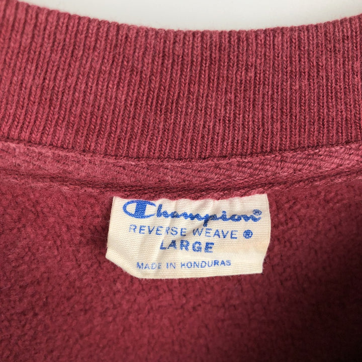 2000'S Champion Reverse Weave Sweatshirt with One-Point Logo, Men's Size L (approx.) unclear wine-red Vintage Second Hand