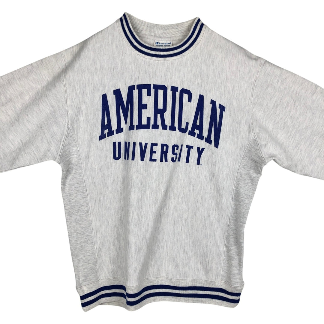 Champion REVERSE WEAVE Reverse Weave College Sweatshirt Trainer Men's M size cotton gray type Vintage Second Hand