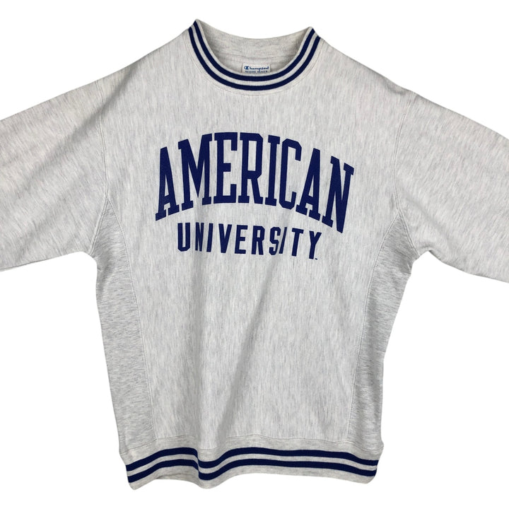 Champion REVERSE WEAVE Reverse Weave College Sweatshirt Trainer Men's M size cotton gray type Vintage Second Hand