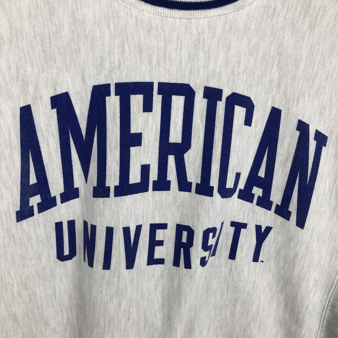 Champion REVERSE WEAVE Reverse Weave College Sweatshirt Trainer Men's M size cotton gray type Vintage Second Hand