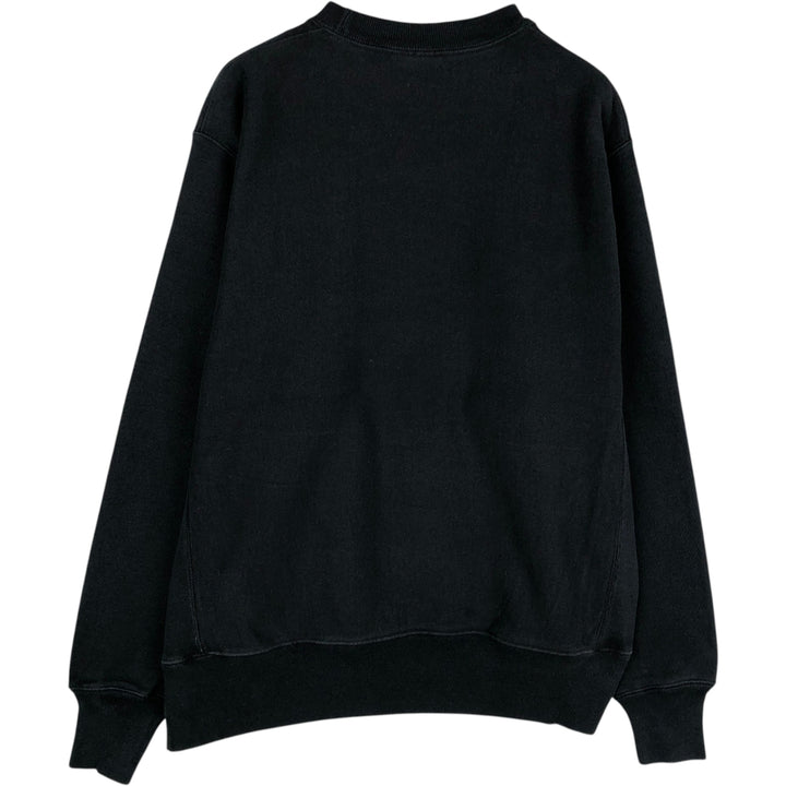 Champion REVERSE WEAVE Reverse Weave Sweatshirt Trainer Men's M size cotton black type Vintage Second Hand