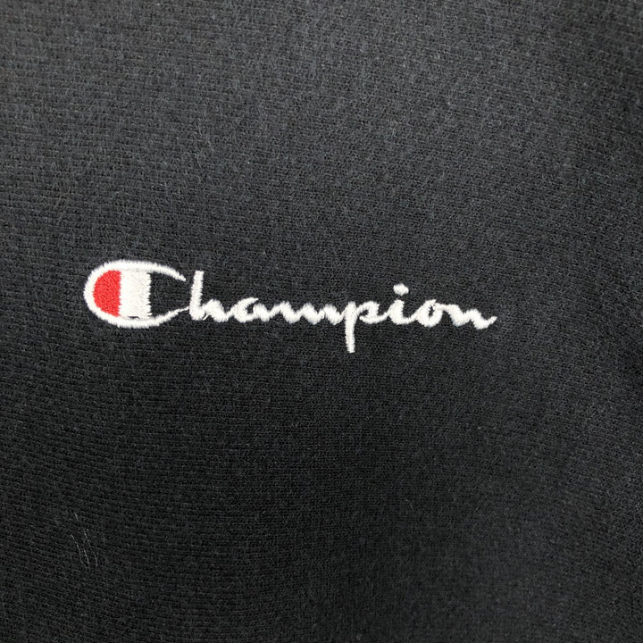 Champion REVERSE WEAVE Reverse Weave Sweatshirt Trainer Men's M size cotton black type Vintage Second Hand