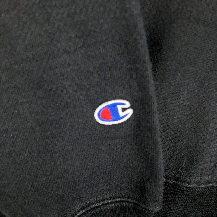 Champion REVERSE WEAVE Reverse Weave Sweatshirt Trainer Men's M size cotton black type Vintage Second Hand
