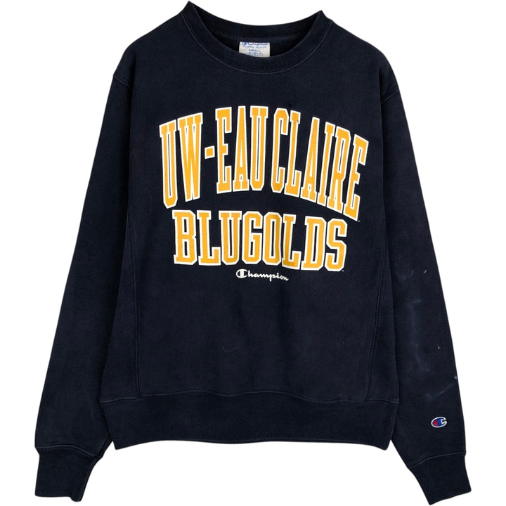 Champion REVERSE WEAVE Reverse Weave College Sweatshirt Trainer Men's S cotton navy blue type Vintage Second Hand