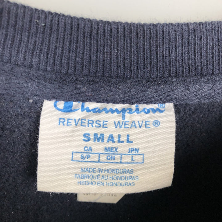 Champion REVERSE WEAVE Reverse Weave College Sweatshirt Trainer Men's S cotton navy blue type Vintage Second Hand