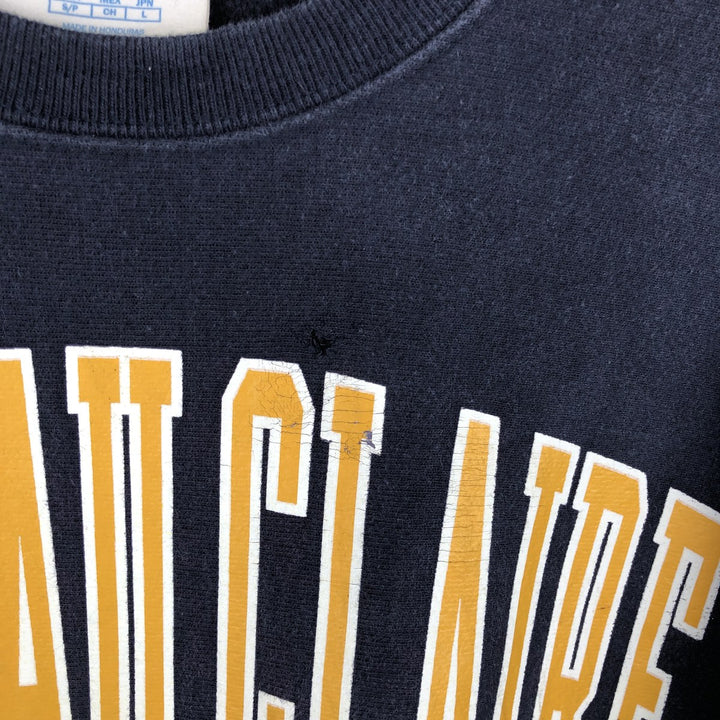 Champion REVERSE WEAVE Reverse Weave College Sweatshirt Trainer Men's S cotton navy blue type Vintage Second Hand