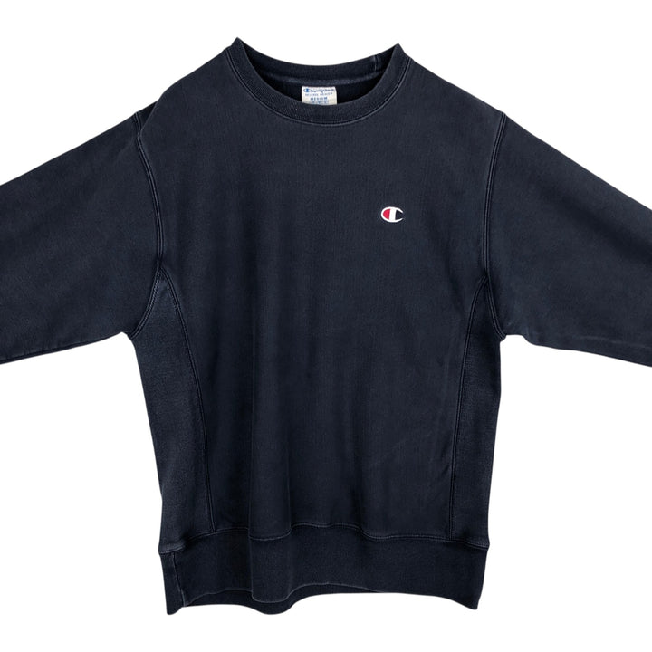 2000'S Champion Reverse Weave Sweatshirt with One-Point Logo, Men's Size M (approx.) cotton navy blue type Vintage Second Hand