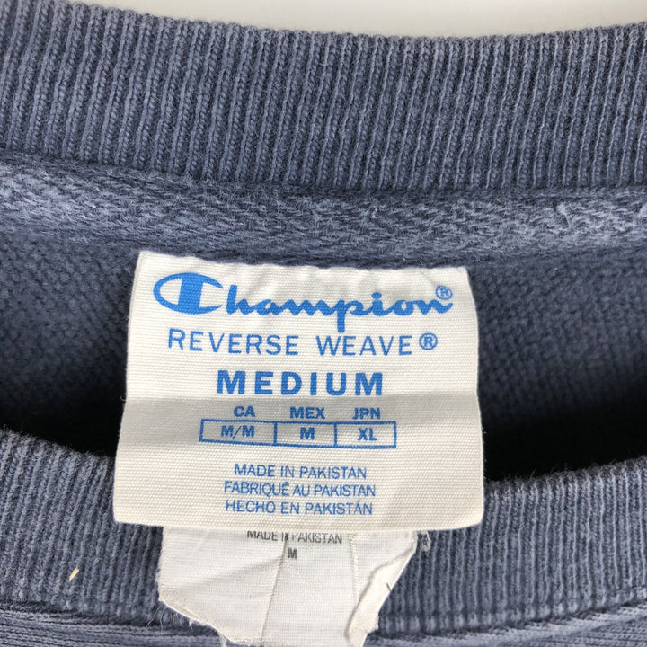 2000'S Champion Reverse Weave Sweatshirt with One-Point Logo, Men's Size M (approx.) cotton navy blue type Vintage Second Hand