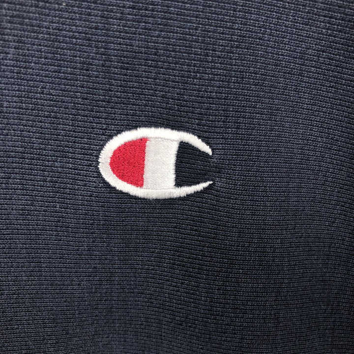 2000'S Champion Reverse Weave Sweatshirt with One-Point Logo, Men's Size M (approx.) cotton navy blue type Vintage Second Hand