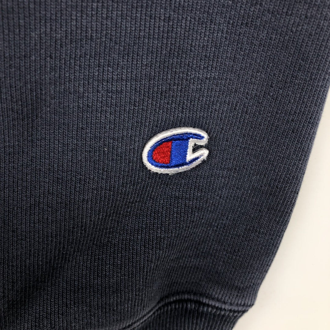 2000'S Champion Reverse Weave Sweatshirt with One-Point Logo, Men's Size M (approx.) cotton navy blue type Vintage Second Hand