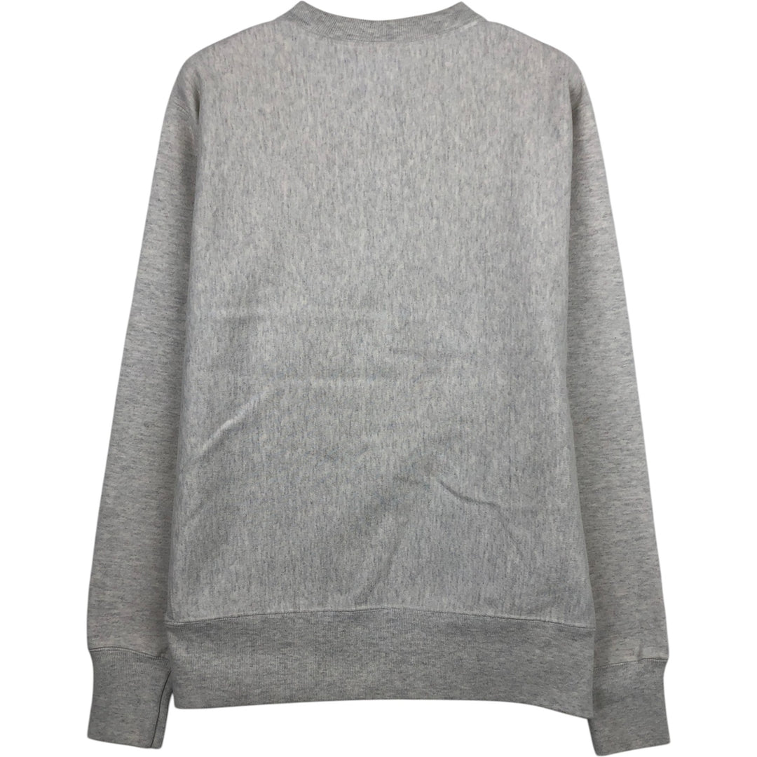 Champion REVERSE WEAVE Reverse Weave Printed Sweatshirt Trainer Men's M size cotton gray type Vintage Second Hand